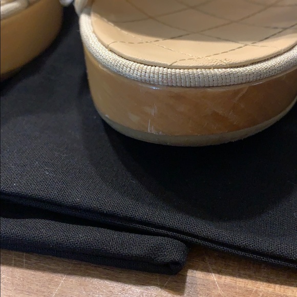 CHANEL Beige Mules-size 38.5 - Picture 12 of 16